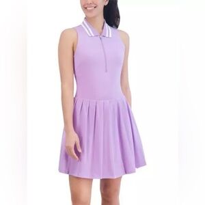 Sage Collective Lilac 1/2 Zip Tennis Dress Size Small